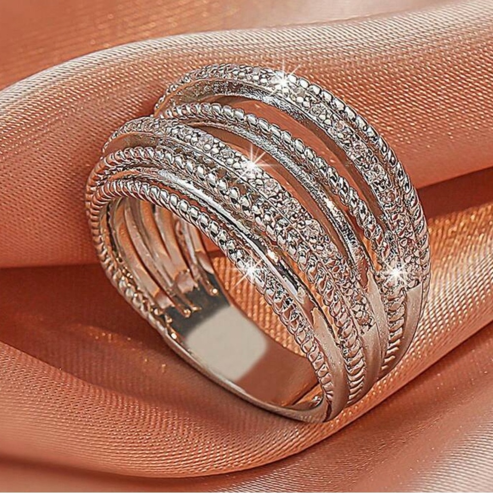 DENKAYS BRIDAL WEDDING ROSE RING